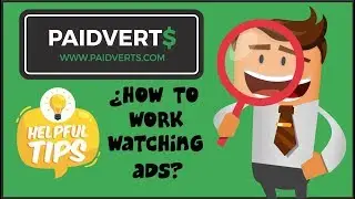 Paidverts NEW VERSION - How to work watching ads - Earn money from home