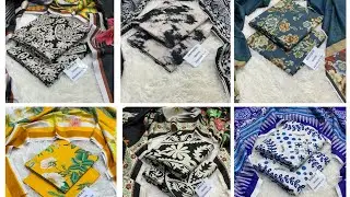 Maria b Iznik Baroque Sapphire binsaeed🌹 Printed shirt 🌹Printed trouser 🌹printed Khaddar Dupatta🌹