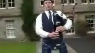 Bagpipes at the castle
