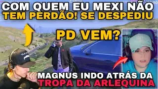PODEROSO BAGUAL SE DESPEDINDO DAS MULHER! ARLEQUINA FALOU SOBRE OQUE O MAGNUS ESTÁ FAZENDO COM ELES
