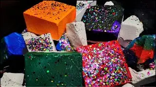 Crispy Dyed Gym Chalk Crush || Compilation || Satisfying || Powdery || @Jeepgirl_ASMR 