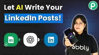 How to Auto-Create LinkedIn Posts with AI & Google Sheets