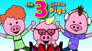 The 3 Little Pigs Who's Afraid Of The Big Bad Wolf lyric video