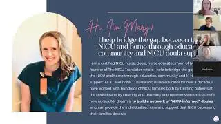From Crisis to Comfort: NICU Doula Trainer Mary Farrelly supports families through a NICU Stay.