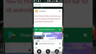 Change notification bar on android without root