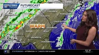 Warm weather for Saturday before cold temperatures next week