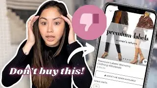 Распаковка коробок с премиум-лейблами Kosei Threads для оптовой продажи на Poshmark