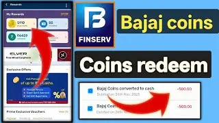 Bajaj finance coins redeem trick ✅ | bajaj finserv coin withdraw kaise kare | Bajaj coins redeem
