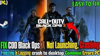 ⚡ Исправление ошибок Call of Duty&reg; Black Ops 7 на ПК | Решение проблем со сбоями, зависаниями и о...