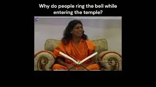 Why do people ring the bell when entering the temple? #shorts
