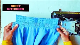 Shirt stitching full video l perfect stitching l shirt silane ka tarika  l சட்டை தைப்பது எப்படி 