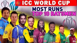 ICC WORLD CUP / Most Runs / Top 10 Batsmen / WORLD CUP Records