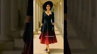 Timeless Vintage Elegance | Retro AI Couture Showcase