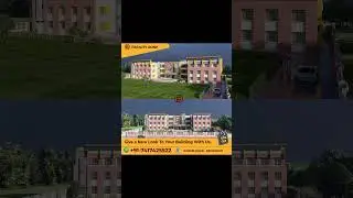 College Front Elevation Design | Modern Elevation Design | #shortsfeed #college @facilityzone