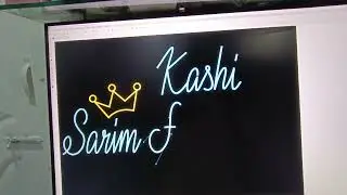 Design for Neon Signs on Corel draw by #kashifsigns 