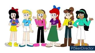 I Drew The First Six Main Princesses As Seen From My Anime Idea 