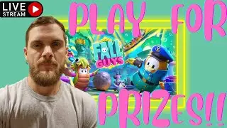 FALL GUYS LIVE CUSTOM GAMES AND SHOW-BUCKS GIVEAWAYS!