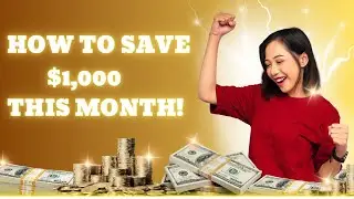 Finance Under 5 Minutes: How to Save $1,000 This Month! #finance #budget #savemoney #money