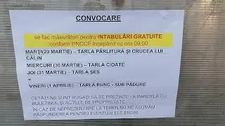 Intabulare gratuita pentru terenurile situate in extravilanul localitatilor.