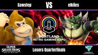 Sawstep (Donkey Kong) vs elkiies (Incineroar) - Ultimate Losers Quarterfinals - PRGE 2025