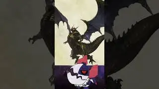 BAHAMUT en WILDS  #monsterhunter  #gaming  #fypシ゚viral #shorts #MHWilds #lore #history