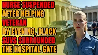 A NURSE WAS FIRED FOR HELPING A VETERAN - BY EVENING, BLACK SUVS SURROUNDED THE HOSPITAL GATES!