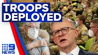 Military deployed as 1000 aged care facilities hit by COVID-19 outbreaks | 9 News Australia