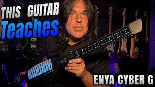 Эта умная гитара просто поразила меня! | Распаковка Enya Cyber ​​G и семейный тест-драйв! #уроким...