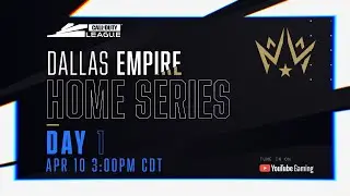 Call Of Duty League 2020 Season | Dallas Empire Home Series | Day 1