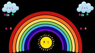 Baby Bear | Rainbow | Colorful Sensory Video for Babies