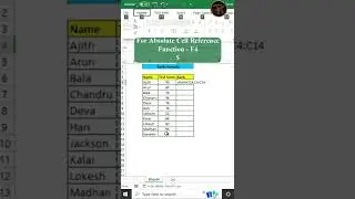 Rank Formula in Excel #shorts #exceltipsandtricks #exceltricks #exceltips #ranking  #exceltutorial