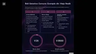 🧟&zwj;♂️Mutațiile genetice🧟&zwj;♂️ (Boli,Cauze,Tratamente etc)