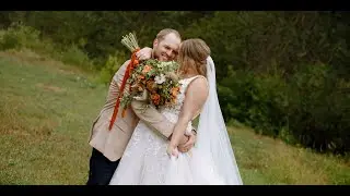 Camp summer love turned husband and wife! | M&K's rainy summer wedding in Idaho