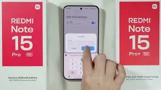 Redmi Note 15 Pro/Pro+ 5G: Как изменить PIN-код SIM-карты (изменить PIN-код SIM-карты)