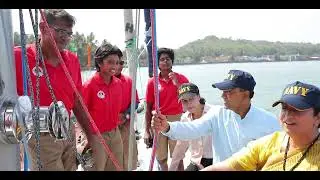 Flag in Ceremony of INSV Traini - 23 May 2023