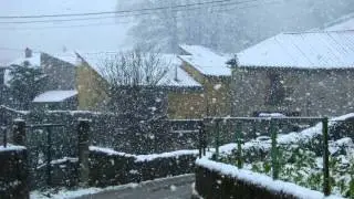 nevada en Barriopalacio de Anievas (febrero 2013)