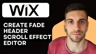 Как создать эффект плавной прокрутки заголовка в редакторе Wix 2026 (урок по анимации прокрутки)