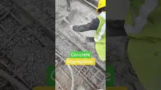 Concrete segregation #concrete #buildingconstruction #construction #concretestructures #building