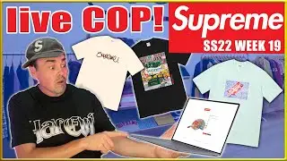 SUPREME SUMMER TEEs LIVE COP!!! SS22 Week 19