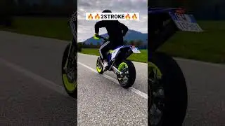 2Stroke Sound Supermoto Launch Control #shorts #2stroke #2t #launchcontrol #sherco