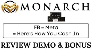 Monarch Review Demo Bonus - The Facebook Loophole + ClickBank = $1,424 Per Day