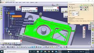 Catia Nc Programming Exercise - 50 #facing #pocketing #profilecontouring #drilling #catianc #ncprogr