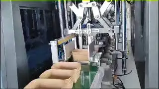 Full Servo Square Bottom Paper Bowl Making Machine
