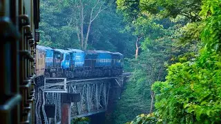 Sakleshpur Subrahmanya Ghat Section Train Ride || 956 To 121 Meters Descent With Braker Engines