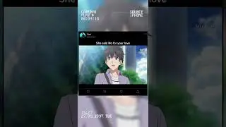 She said no for you love || #anime #animemovie
