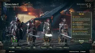 Auric Havoc 40 + Pox + Tox║ Refinery Delta ║ Arbites Shield + Shotgun 1.10.3 #Darktide #warhammer40k