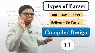 Types of Parser [Hindi] | Compiler Design  | Top Down Parser | Bottom Up Parser | Computer Science