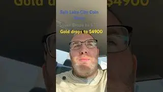 Gold and Silver DROP at Salt Lake City, UT Sandy Coin Show. What Happened?