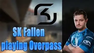 SK * FalleN playing CS:GO gamersclub on Overpass (twitch stream)