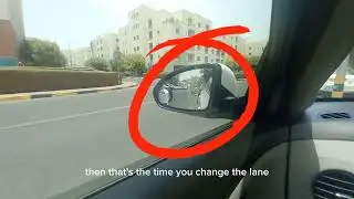 #RTA RULES,HOW TO CHANGE LANE TO THE LEFT.